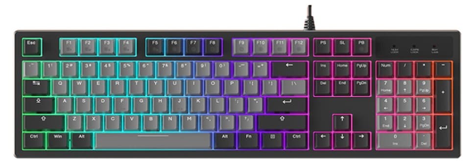 Bàn phím cơ Dareu EK104 Grey Black DareU Dream switch