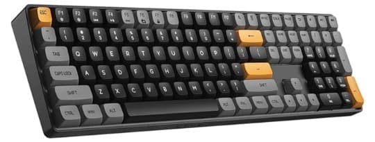 Bàn phím cơ không dây DarkFlash GD108 Sugar Brown Yellow Axis switch
