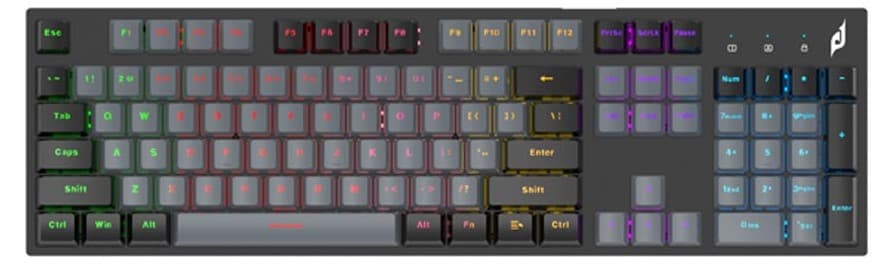 Bàn phím cơ E-Dra EK315X Black + Gray Optical switch