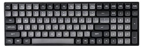 Bàn phím cơ E-DRA EK396W V2 3 Mode Wireless Gateron Brown switch