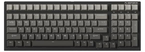 Bàn phím cơ FL-Esports FL100 CPM Gradient Ink Wireless FLCMMK Ice Pink switch
