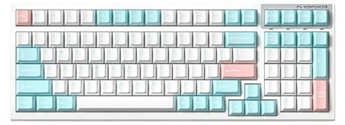 Bàn phím cơ FL-Esports FL100CPM Marshmallow Wireless FLCMMK Ice Pink switch