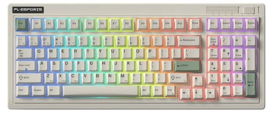 Bàn phím cơ FL-Esports OG98 Classic White 3 Mode