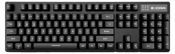 Bàn phím cơ không dây E-DRA EK314W Blue switch