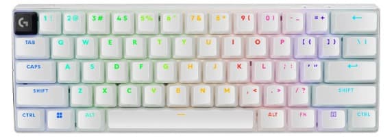 Bàn phím cơ Logitech Không dây G Pro X 60 Light Speed White