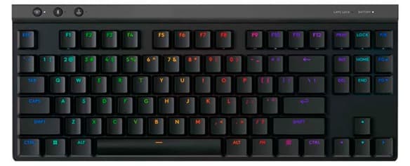 Bàn phím cơ Logitech Không dây G515 LightSpeed TKL Black Tactile switch