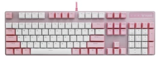 Bàn phím cơ Rapoo V500 Pro Pink White (Blue Switch)