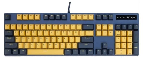 Bàn phím cơ Rapoo V500 Pro Yellow Blue (Vàng)