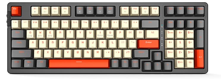 Bàn phím Gaming không dây E-Dra EK398L Alpha Brown switch