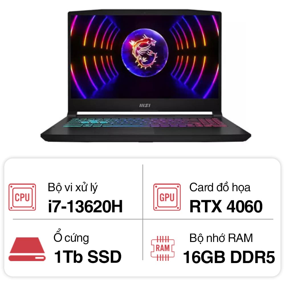 Laptop MSI Gaming Katana 15 B13VFK-676VN