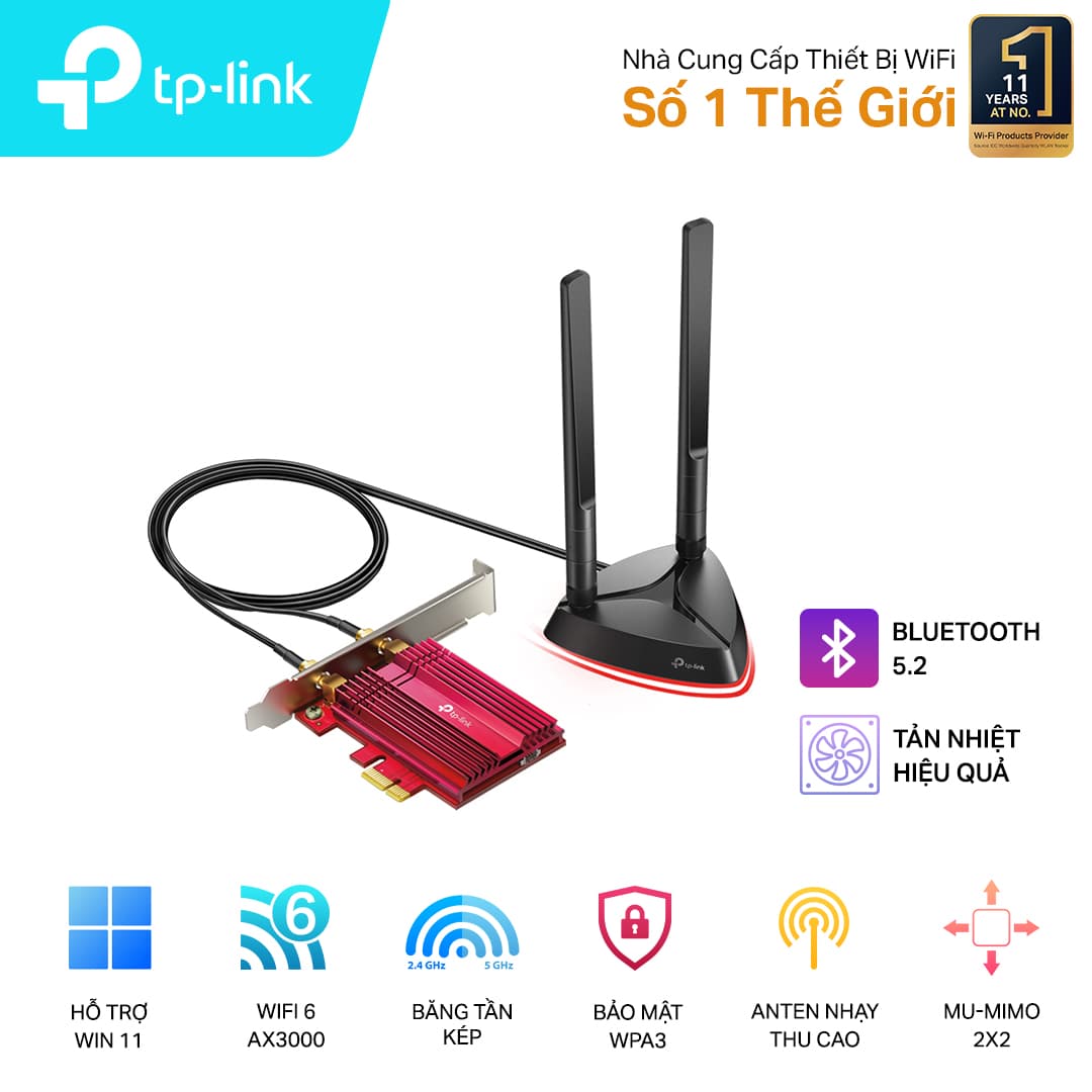 Cạc mạng không dây TP-Link PCI-E Archer TX3000E
