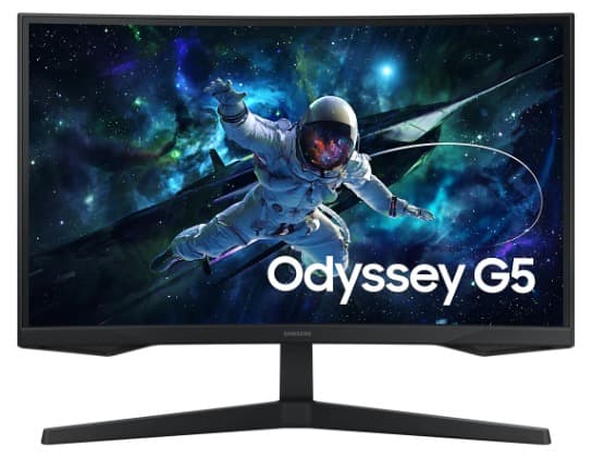Màn hình cong gaming Samsung Odyssey G5 LS27CG552EEXXV (2K (2560×1440)/ 27.0Inch/ 1ms/ 165Hz/ 300 cd/m2/ VA)