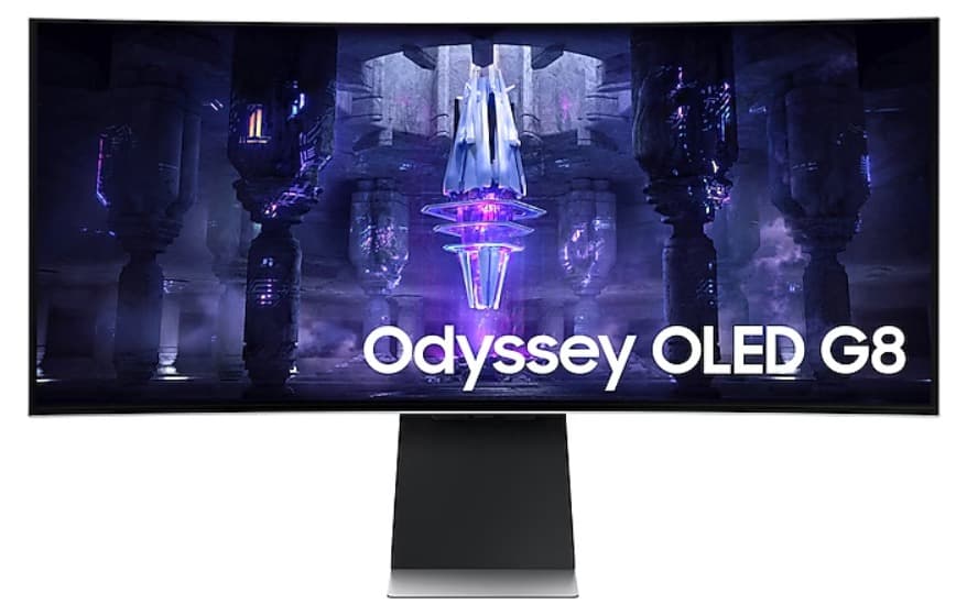 Màn hình cong gaming Samsung Odyssey G8 LS34DG850SEXXV (34Inch/ UWQHD (3440×1440)/ 0,03ms/ 175Hz/ 250cd/m2/ OLED)