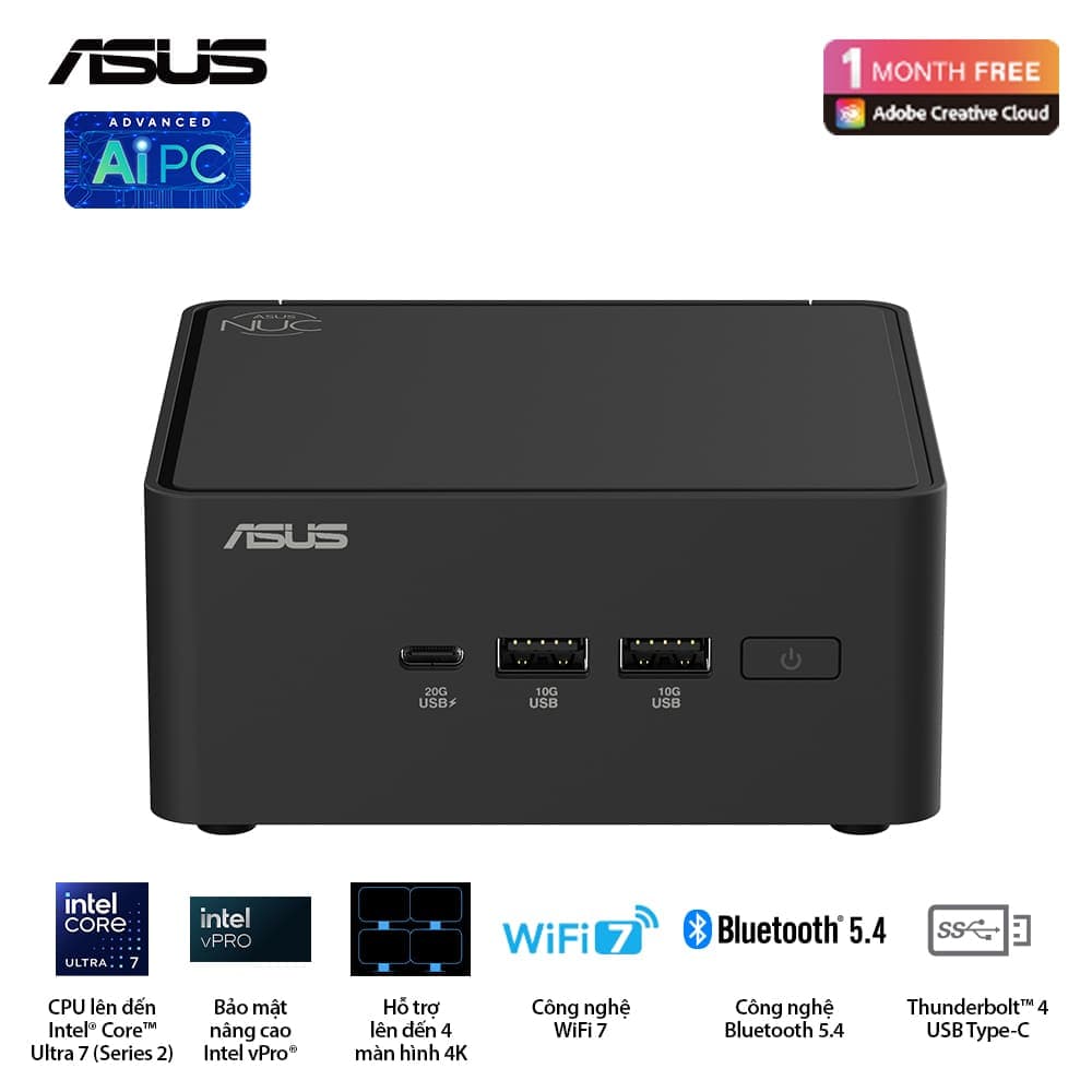 Mini PC Asus NUC 15 Pro Tall NUC15CRHU7