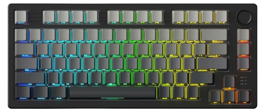 Bàn phím cơ không dây Dareu EK75 Pro Triple Mode Cloudy Aqua DareU Dream switch