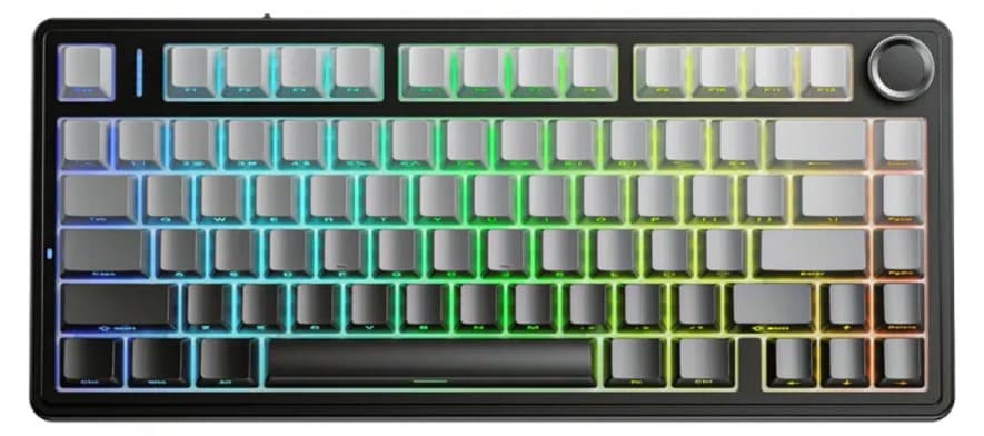 Bàn phím cơ Aula 3 MODE F75 Xám+đen gradient Reaper Switch