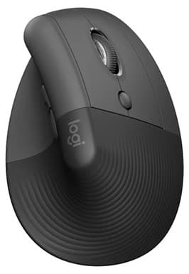 Chuột không dây công thái học Logitech Lift Vertical Ergonomic (Đen)