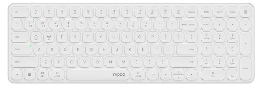 Bàn phím không dây Rapoo E9350L Màu trắng