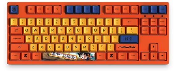 Bàn phím cơ không dây AKKO 3087 RF Dragon Ball Z – Goku Akko V3 Cream Blue Switch
