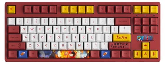 Bàn phím cơ không dây AKKO 3087 RF One Piece – Luffy Akko V3 Cream Yellow Switch