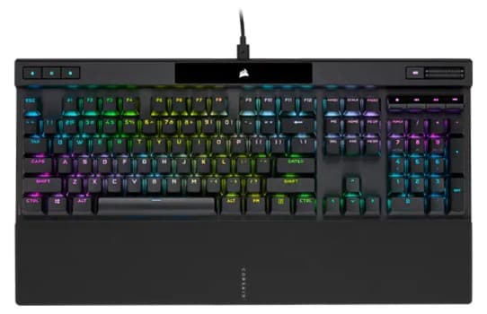 Bàn phím cơ Corsair K70 PRO-BLK-OPX SILVER SWITCH LED RGB CH-910941A-NA