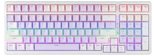 Bàn phím cơ Newmen GM328 Purple White Red switch